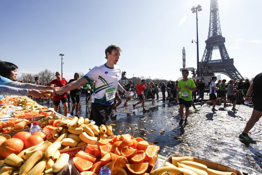 Marathon de Paris: ravitaillement