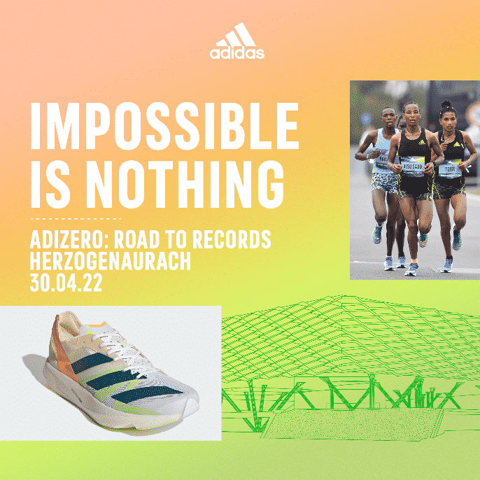 Adidas relance son évènement Adizero : road to records